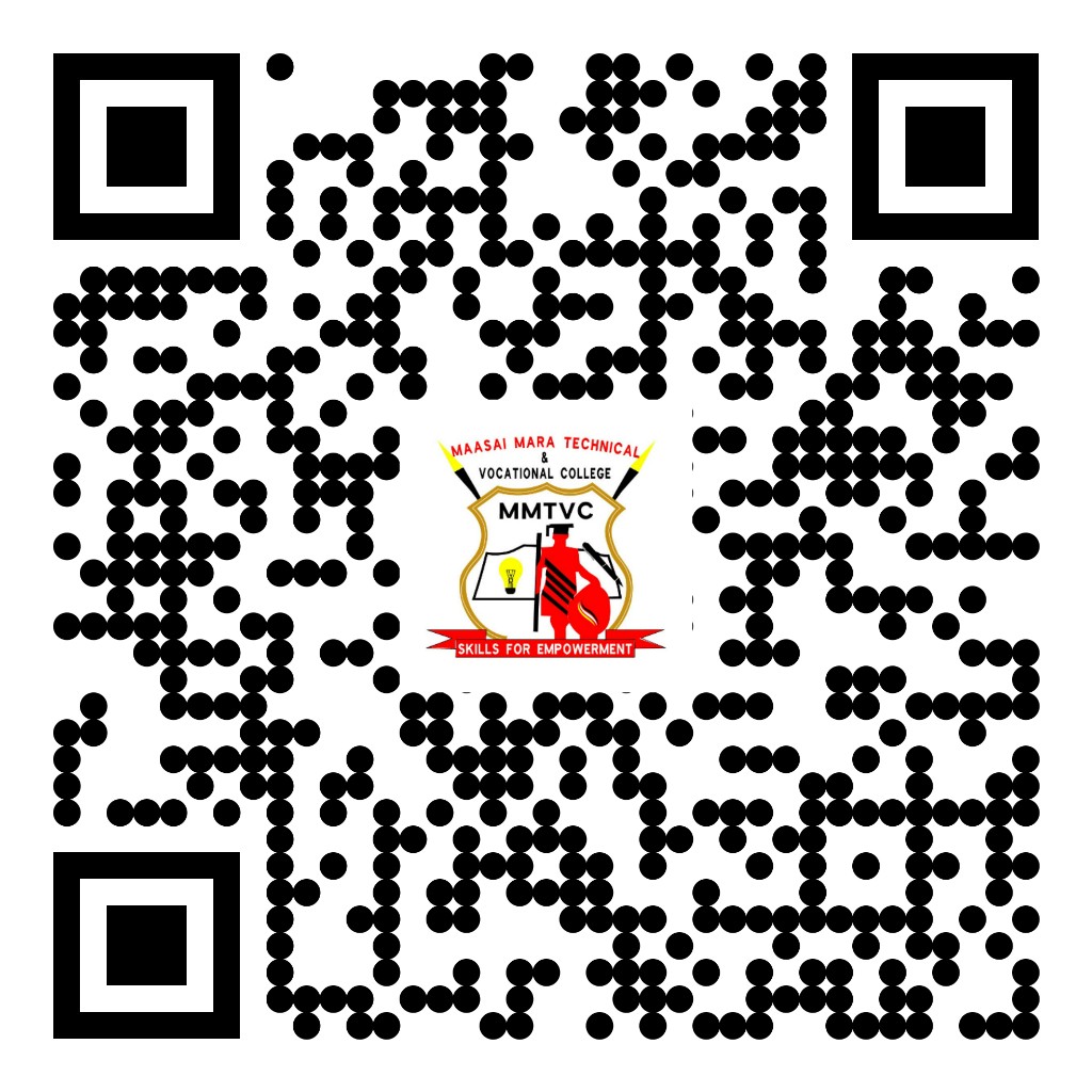 QR code to join the Maasai Mara TVC Official Fantasy Premier League, featuring the MMTVC college logo in the centre.